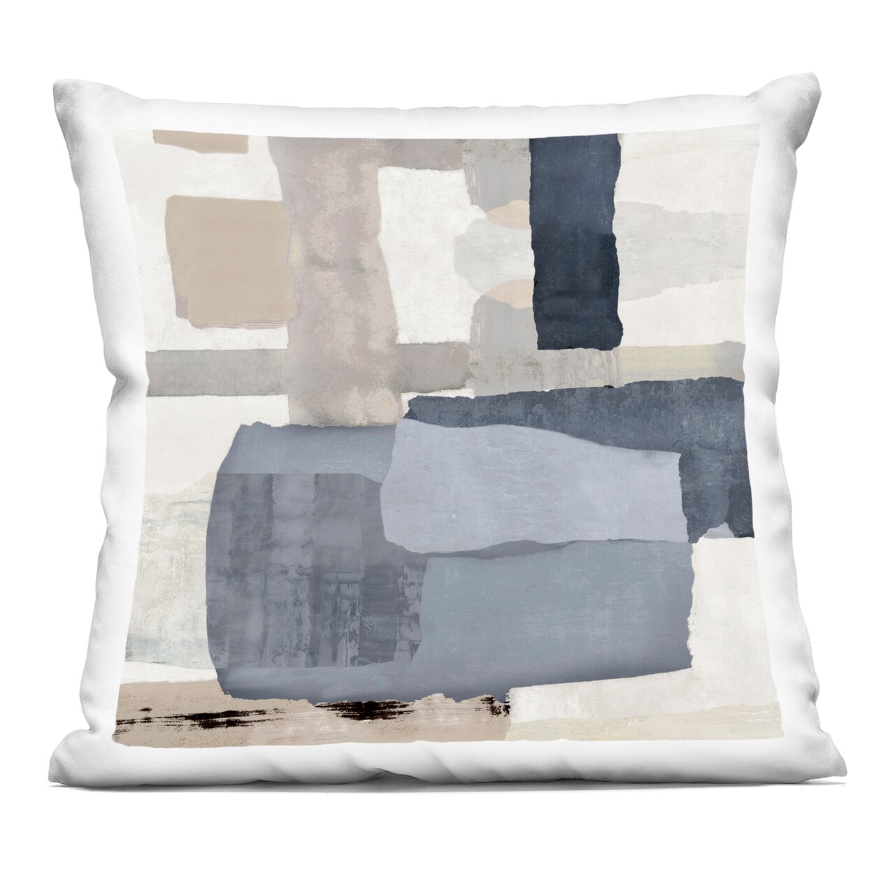 Stupell Industries Earthy Expressive Abstract Decorative Printed Throw Pillow, design by Jacob Q, 18 x 7 x 18